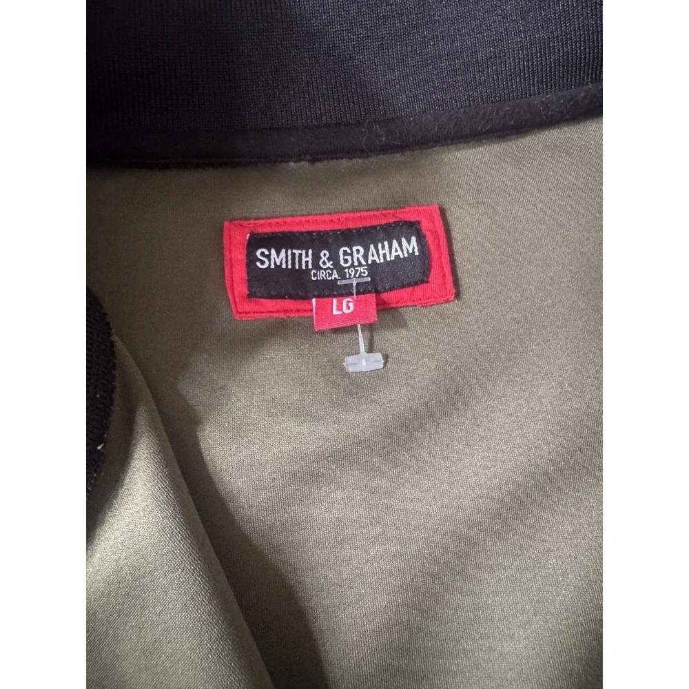 Smith & Graham Green Black Men's Jogger Soccer Tracksuit Jogger Set Size‎ Large